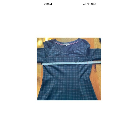 Altar’d State Women's (M) A-Line Swing Dress in Black/Gray Plaid Long Sleeves - Picture 8 of 8